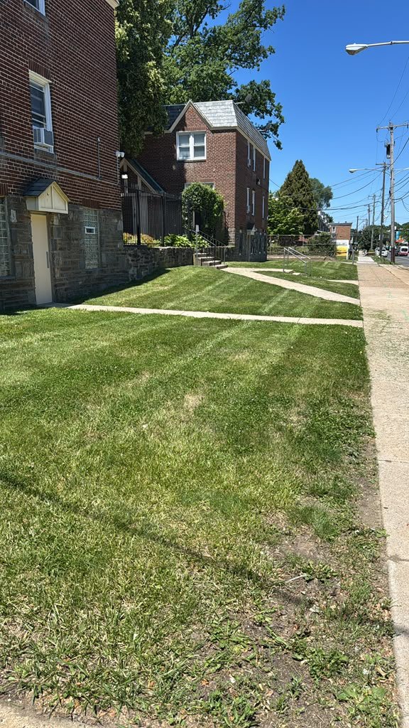 Lawn maintenance work by Green Force Property Services